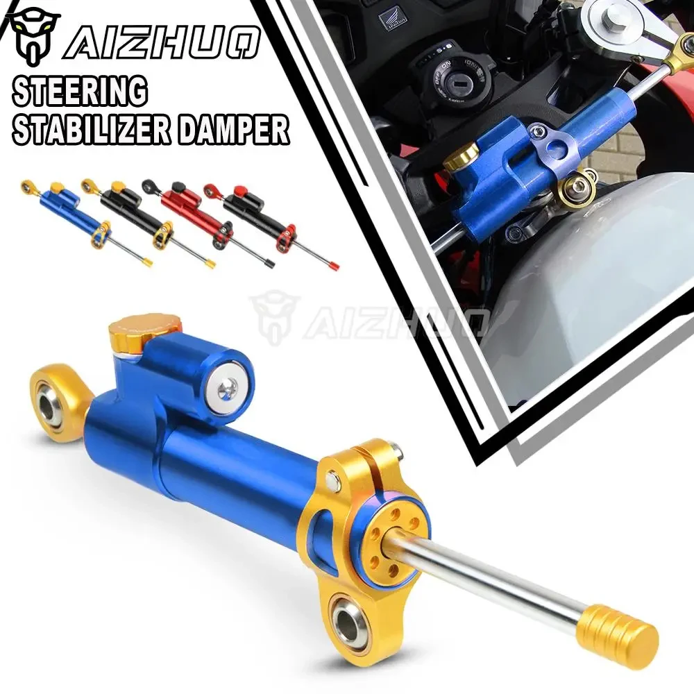 

For Honda CBR 125 250 300 500 600 650 900 929 954 1000 RR F Motorcycle Adjustable Steering Stabilizer Damper CBR600 CBR650