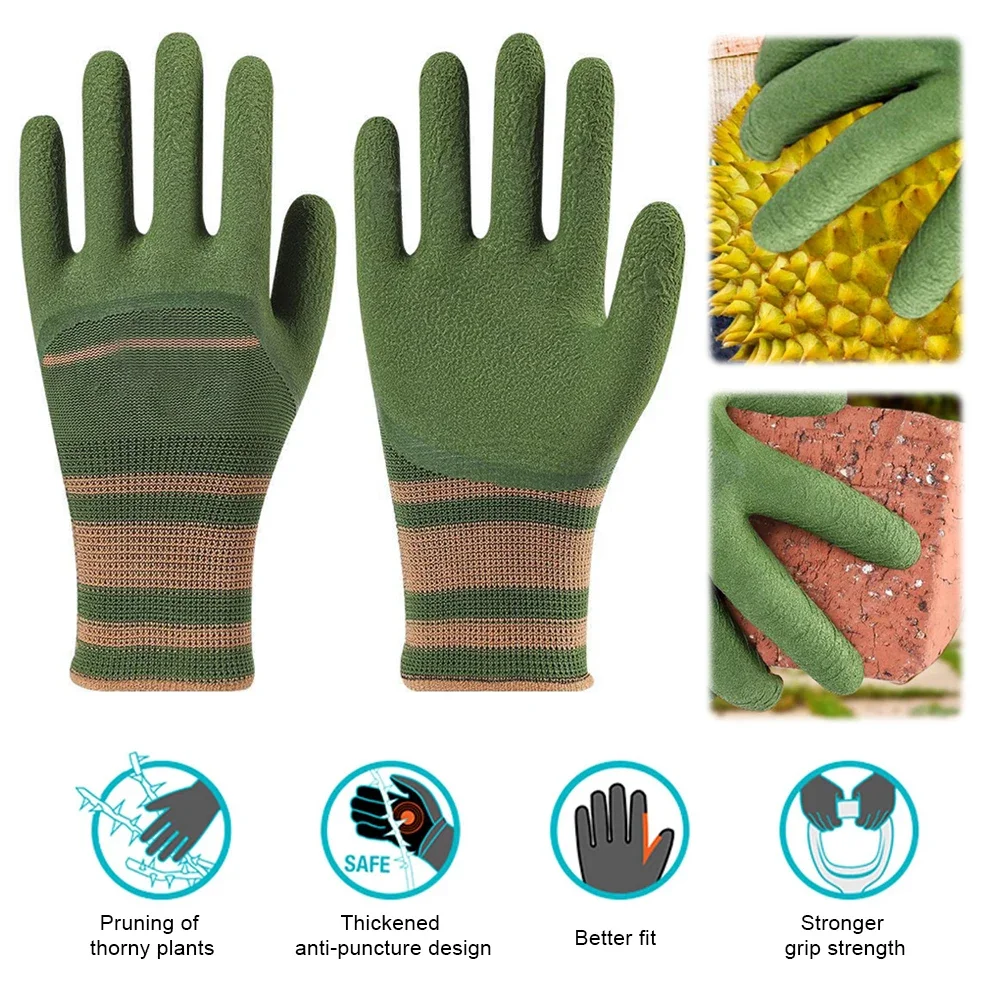 1/2 زوج من قفازات الحدائق المق - مراجعة Garden Gloves Thorn Proof وسعره