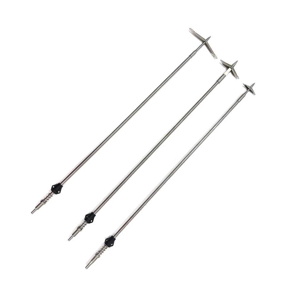 1pc Omer Harpune Welle Spitze M7 Gewinde Pesca Speer Kopf Scuba Speer Spitze Harpune Air Speer Pneumatische Harpune doppel Floppers – Detail 7