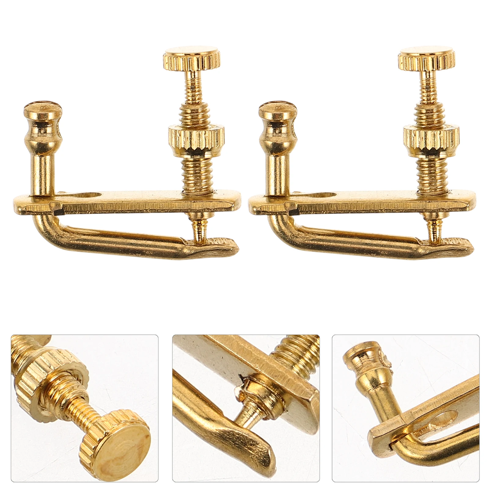 

4pcs Violin Fine Tuners Set For 1/2 1/4 Violins Durable Metal Adjuster Knobs Accurate Tuning Easy Installation Sturdy Control
