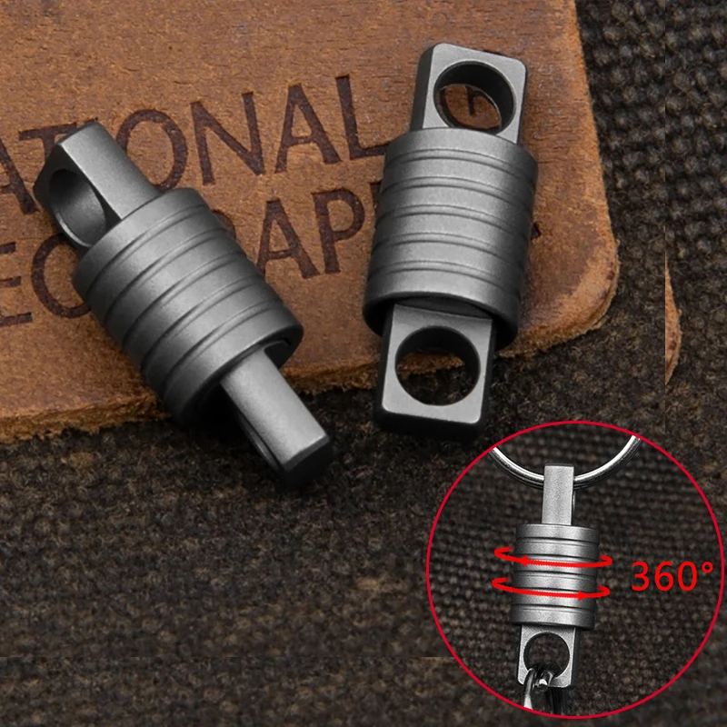 Keychain Connector Mini Titanium Keychain Swivel Key Holder Quick Release Key