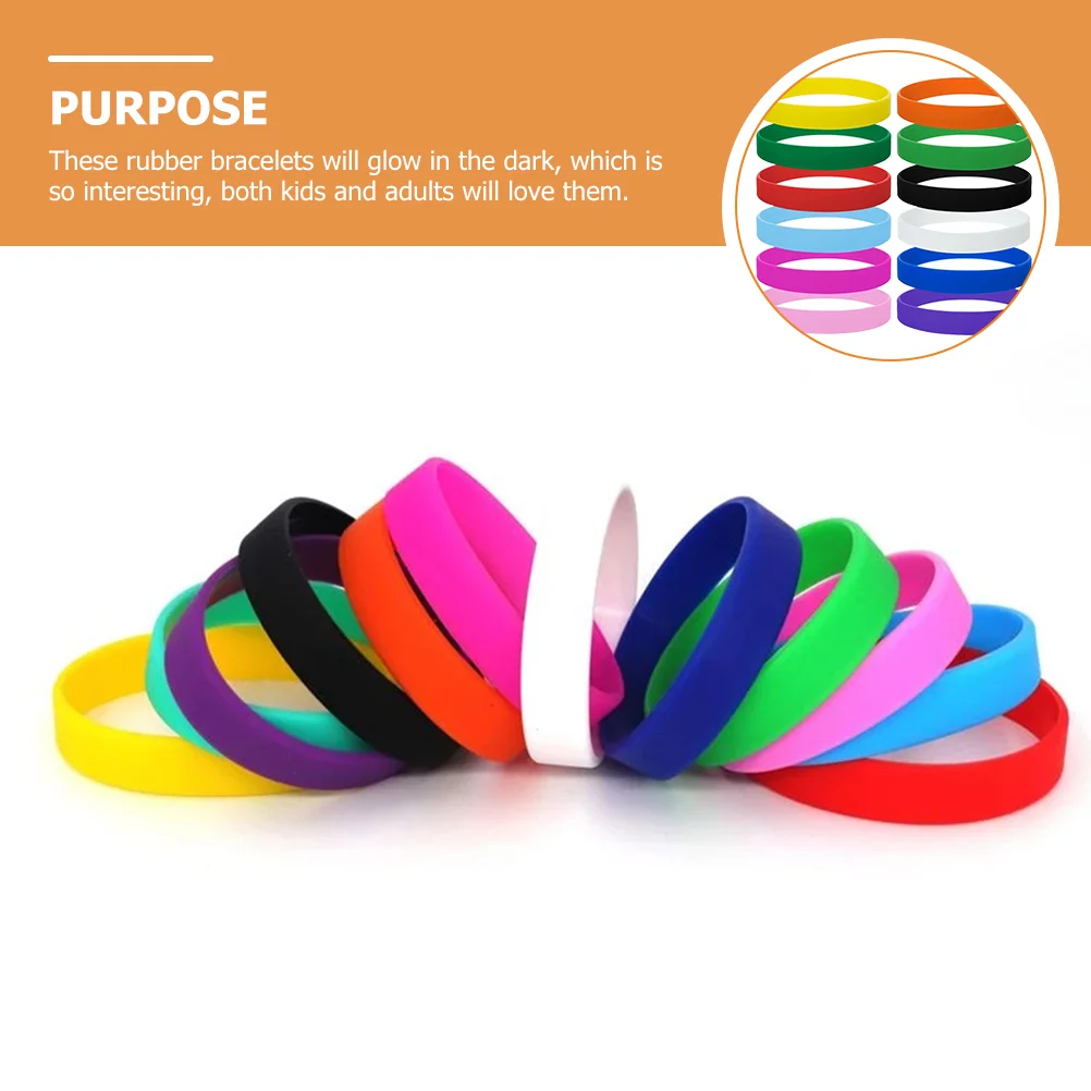 12 Pcs Wrist Bands Rubber Bracelets for Kids Hair Silicone Wristbands Encanto Party Favors Silica Gel Toddler