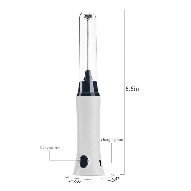 220V Rechargeable Automatic Whisk Electric Household Small Whisk Blender  Milk Frother