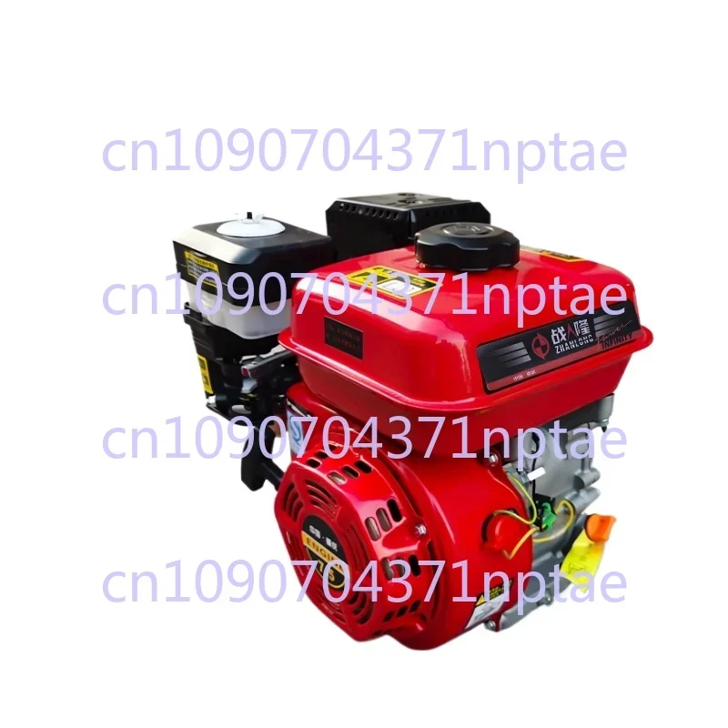 Small internal combustion single-cylinder electric four-stroke micro-tillage puffing pumping 196F gasoline engine