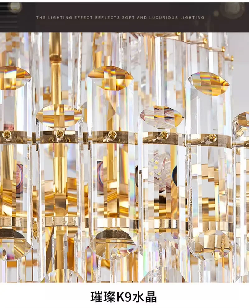 リビングルーム用クリスタル天井シャンデリア,モダンな家の装飾,ダイニングテーブル,シニア,豪華,最新