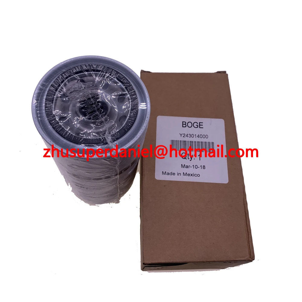 2pcs/lot 243014000P genuine Boge air compressor oil filter cartridge OF