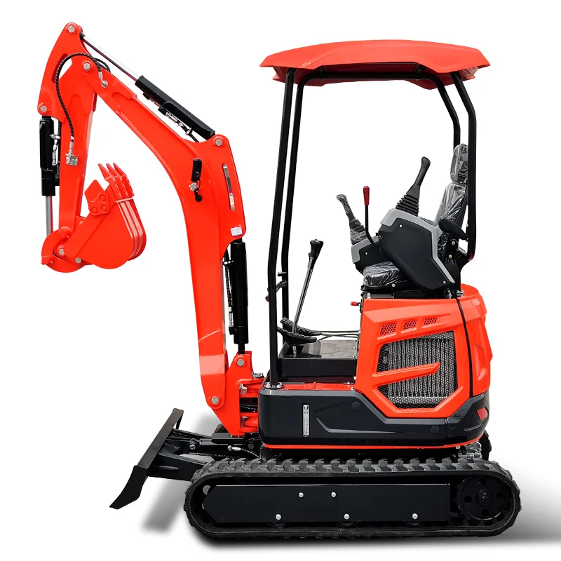 customized High quality Kubota engine EPA/EURO 5 Chinese mini excavator 1.8Ton cabin mini digger excavator