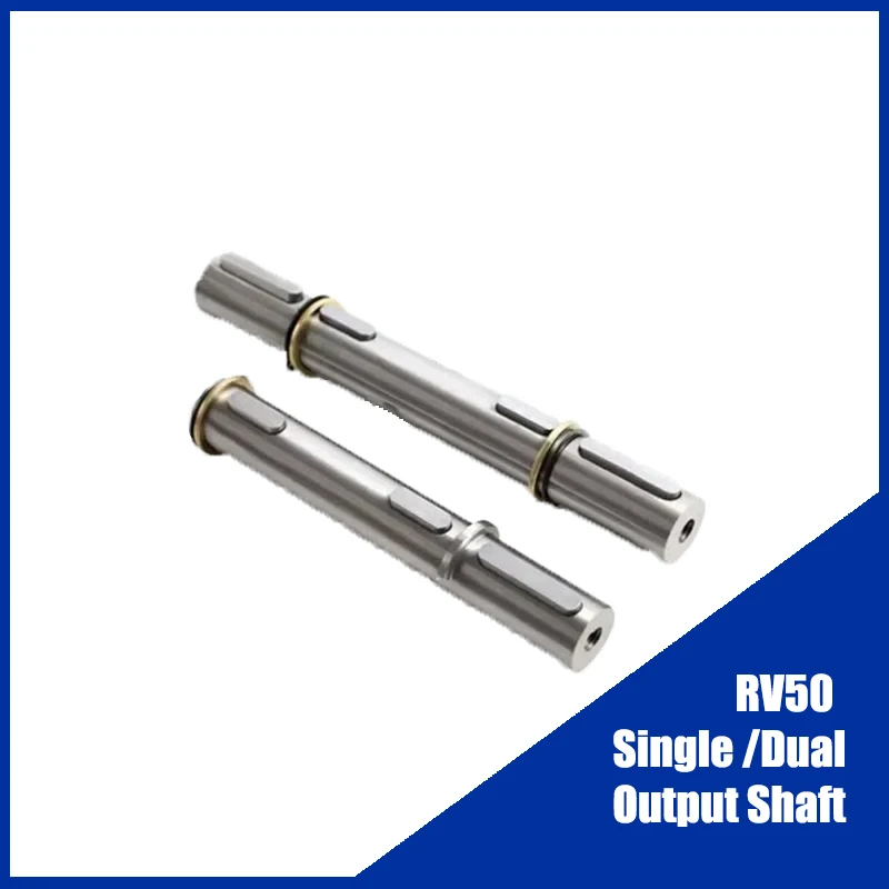 1pcs/Lot Diameter 25mm RV50 Output Shaft Of The Worm Gear Reducer Single Output Shaft Dual Output Shaft RV Matching Shaft