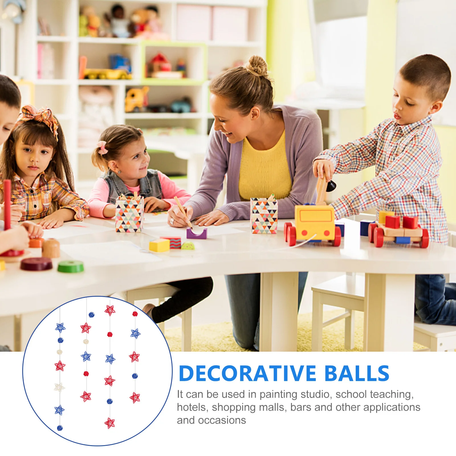 

48Pcs Stylish Rattan Ball Pendants Reusable Recyclable Home Decoration Gifts Rattan Balls Wedding Decoration Decorative Balls