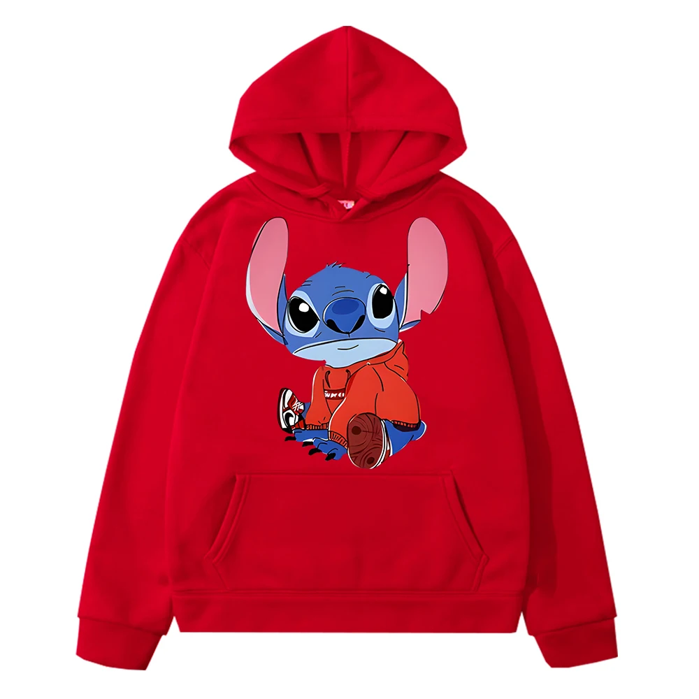 

Stitch Disney kids print Hoodies Casual Sweatshirt Anime hoodie disney Fleece Pullover Jacket y2k sudadera boys girls clothes