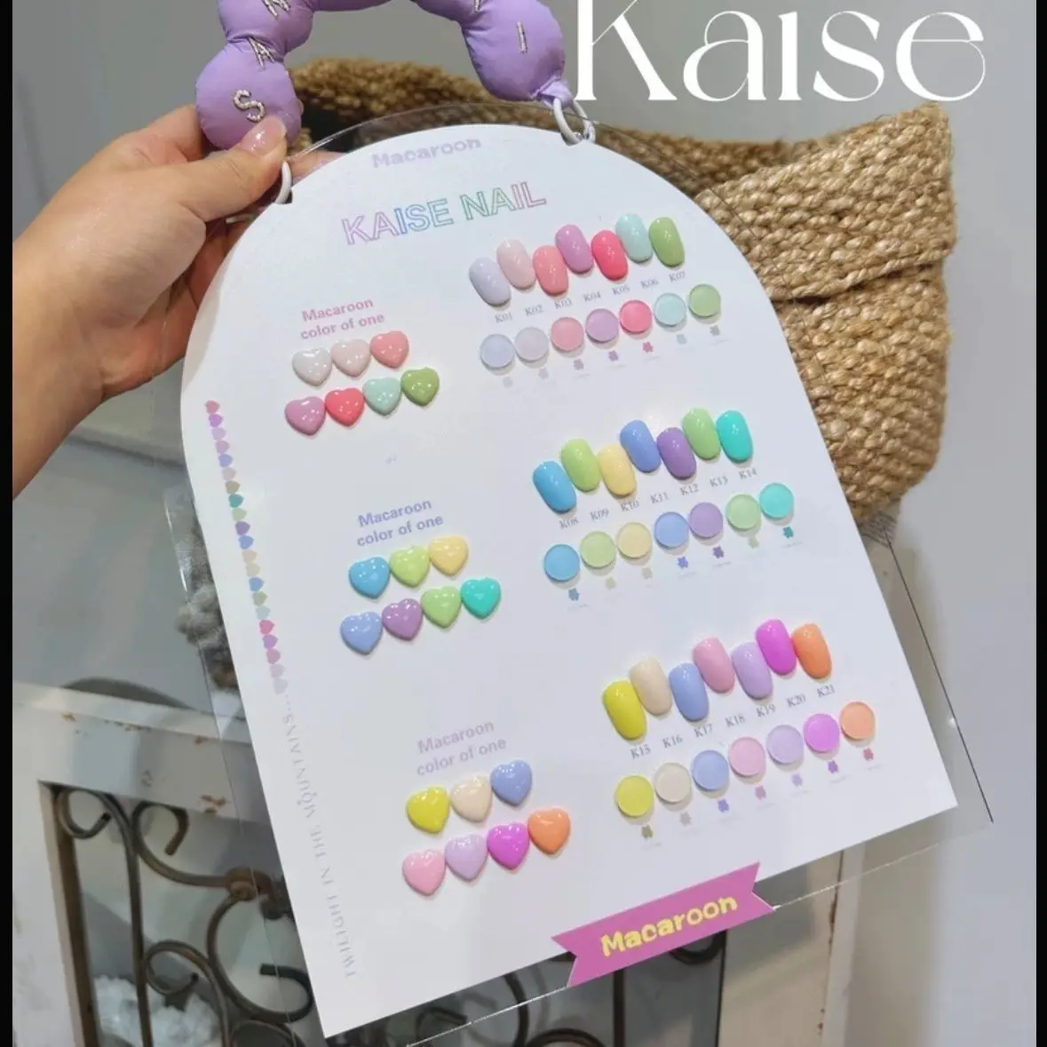 

KAISE Macaron 21 colors Nail Gel Set Fruit Candy Color Nail salon 2025 New Hot sale Non-toxic Soak Off UV Gel Nail Art Salo Kit