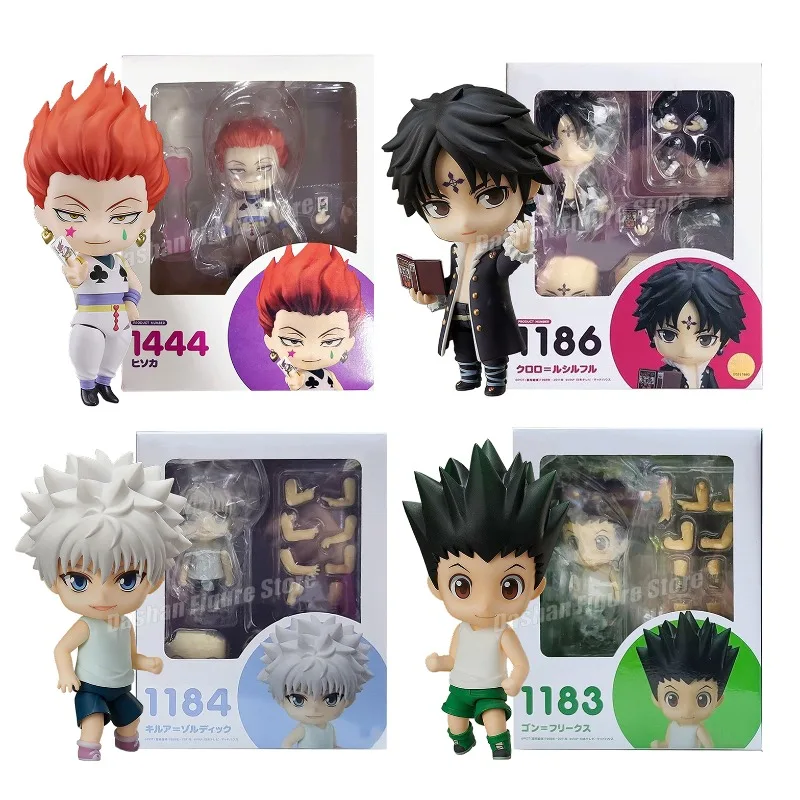 Hunter X Hunter Figure Hisoka Chrollo Kurapika Gon Killua Zoldyck Action Figure Anime Collection #1444 1184 Movable Model Toys