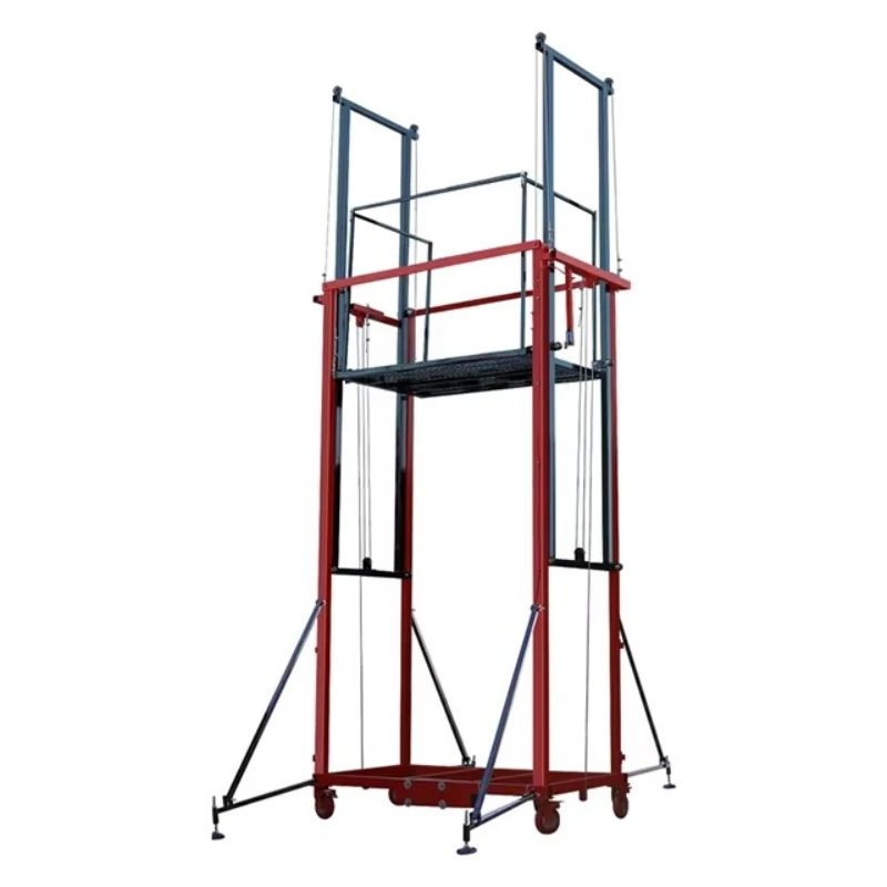 10M 500kg electric scaffolding lift collapsible electric scaffolding lift platform