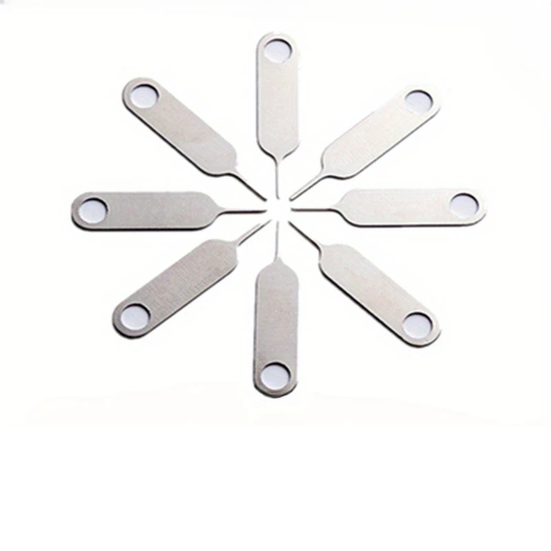 8pcs Universal Solid Card Pin Multi-purpose Card Pin SIM Card Extractor Suitable for Android Card Pin SIM