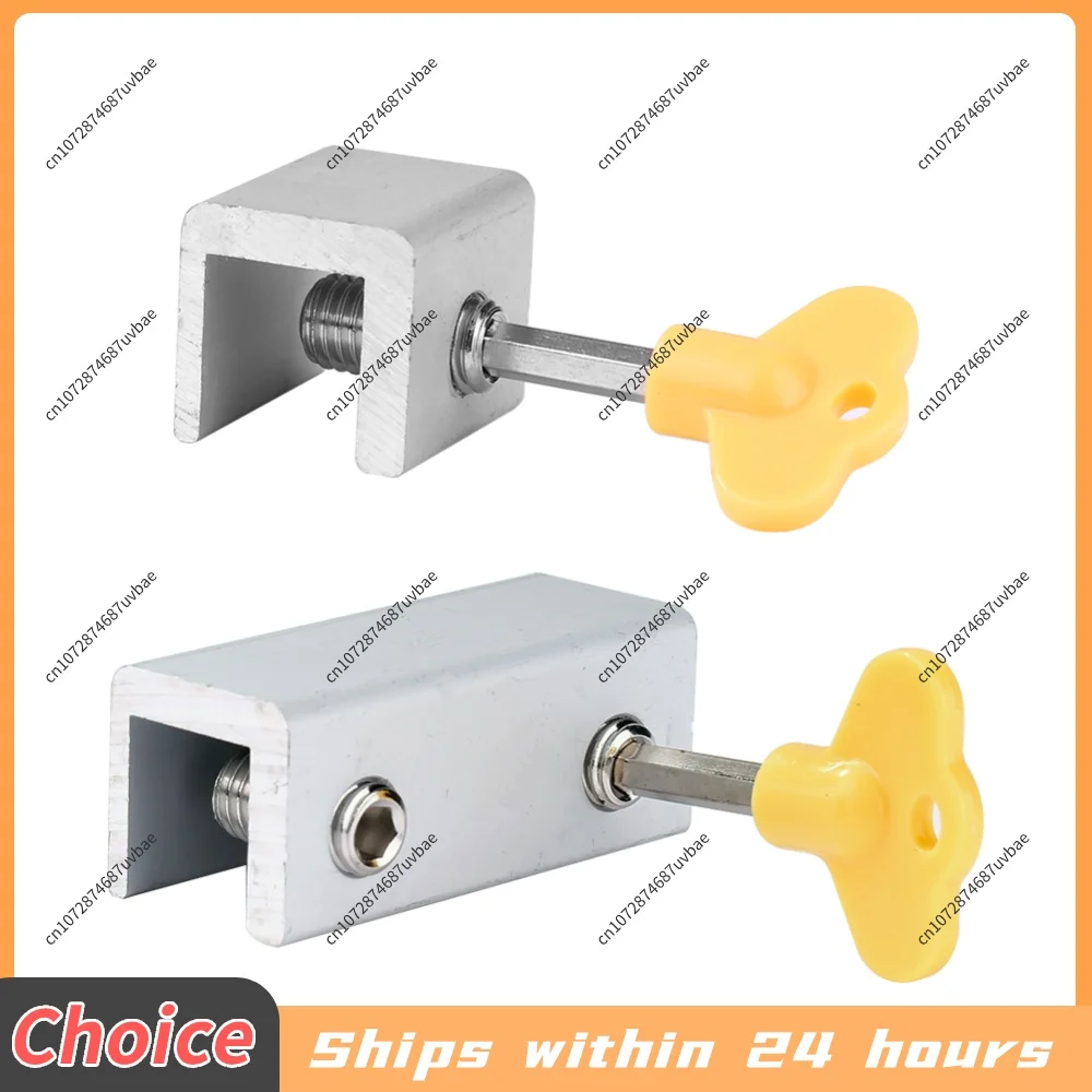 5/10CPS Window Locks Adjustable Sliding Door Lock With Key Window Stopper Security Safety Locks For Kids Pets Home Anti-theft