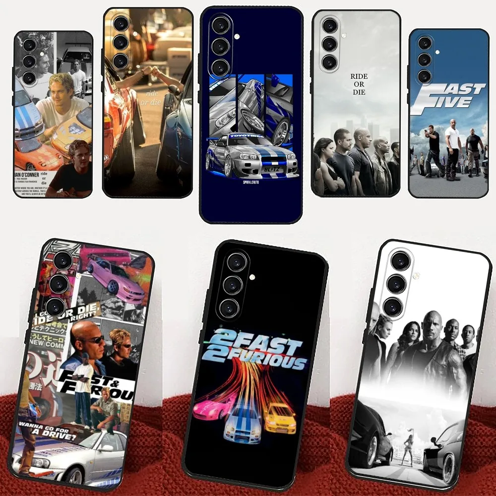 F-Fast And F-Furious  Phone Case For Samsung Galaxy A13,21s,22,31,32,52,53,71,80,91 Black Soft Cover