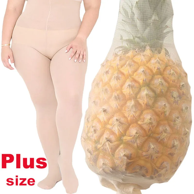 Pineapple Anti-scratch Stocking Women Pantyhose Thin Translucent Invisible Female Plus Size Anti-Cut Leggings Breathable Tights