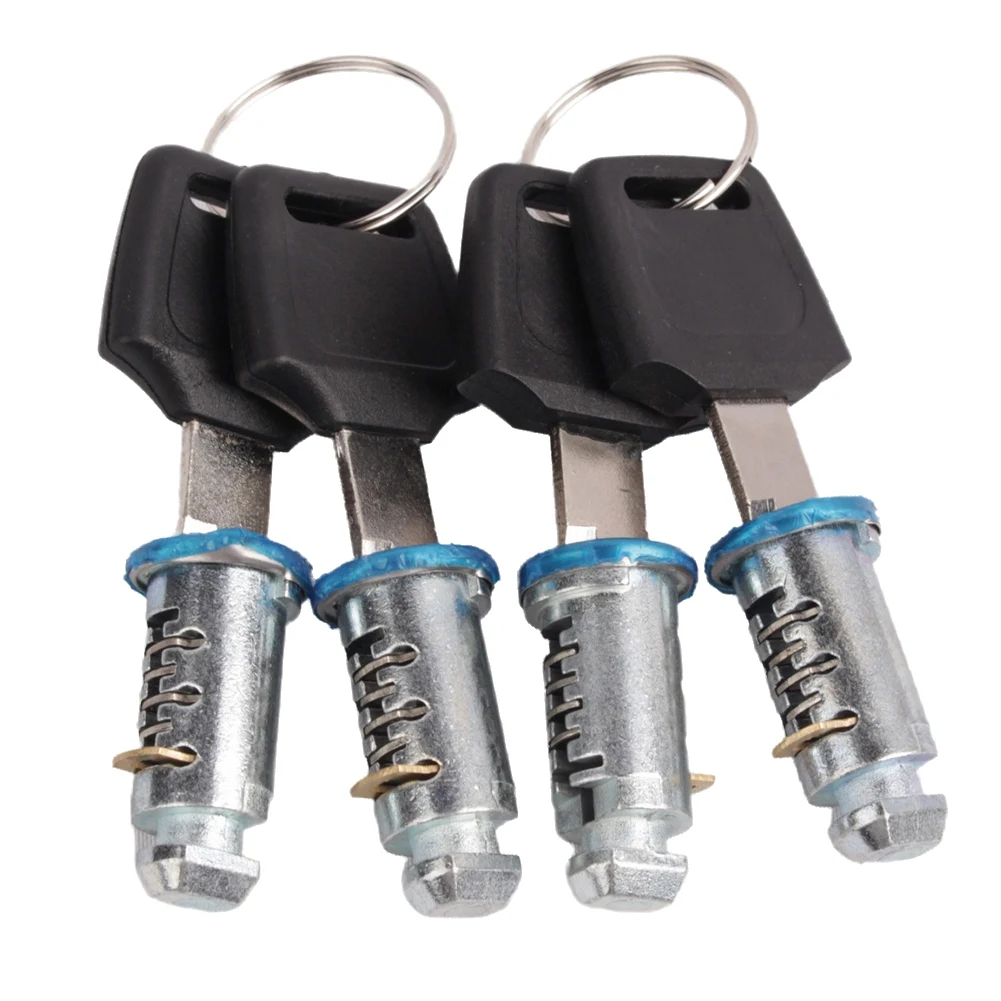 

NEW HOT In Stock-4 Pack Lock Cores One Key System Replacement Lock Cylinders For Car Roof Racks Components