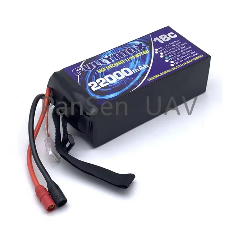 

fullymax 22000mAh 22.8V 6S LiPO Battery 18C fully max for Big Load Multirotor FPV Hexacopter Octocopter