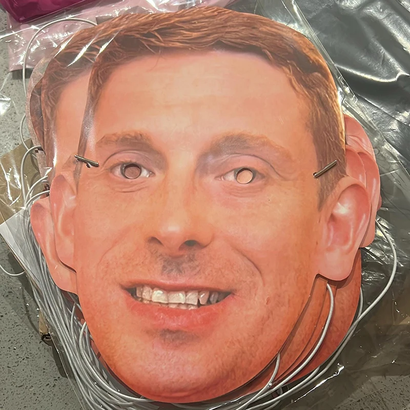 تخصيص قناع الوجه تأثيري حزب DIY خدعة كابينة تصوير اللباس قناع فريق الزفاف حزب متعدد الأغراض اللباس قناع ﻿