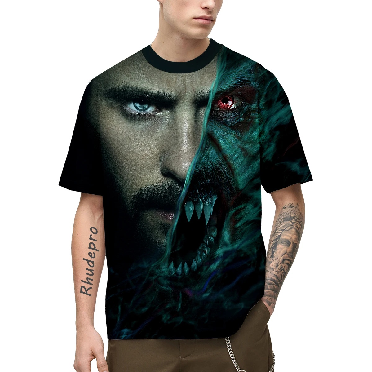 T-shirt The Venom Movie masculina e feminina, manga curta, estilo casual, impressão 3D, verão, streetwear, tee-tops, desenhos animados, streetwear