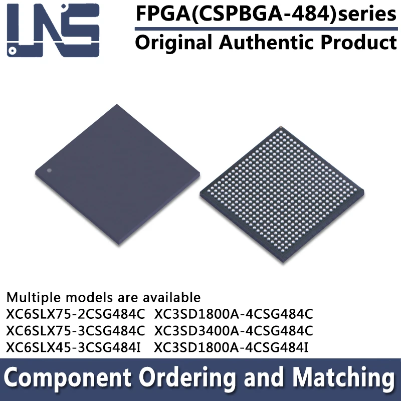 

1PCS XC6SLX75-2CSG484C XC6SLX75-3CSG484C XC3SD1800A-4CSG484C XC3SD1800A-4CSG484I XC3SD3400A-4CSG484C CSPBGA-484 FPGA