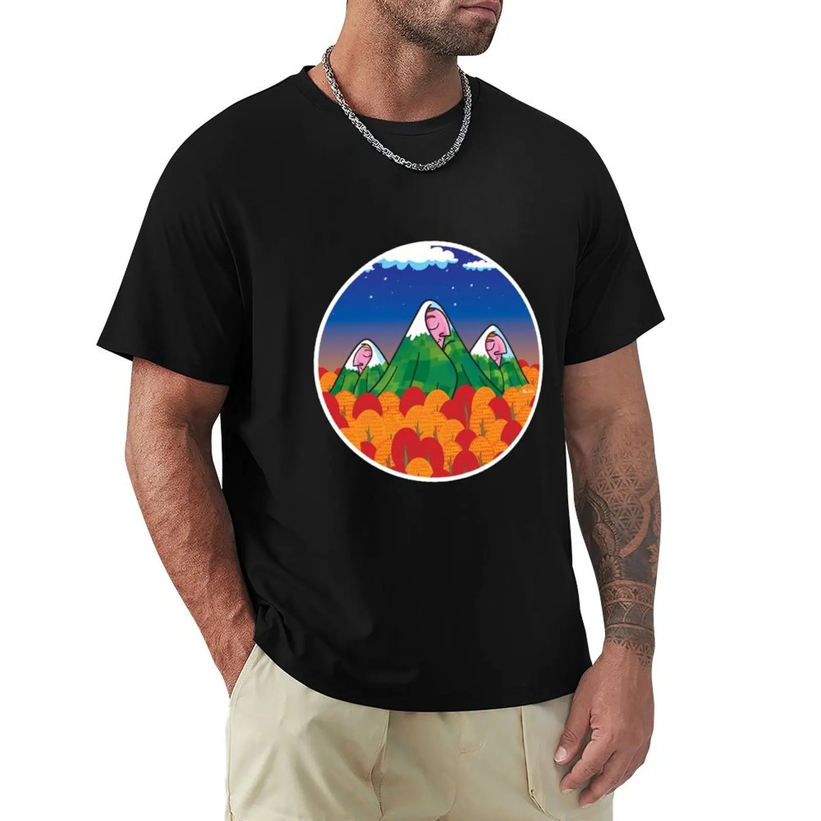 Sleeping giants T-Shirt Running Gym Short Sleeve Sports Tee