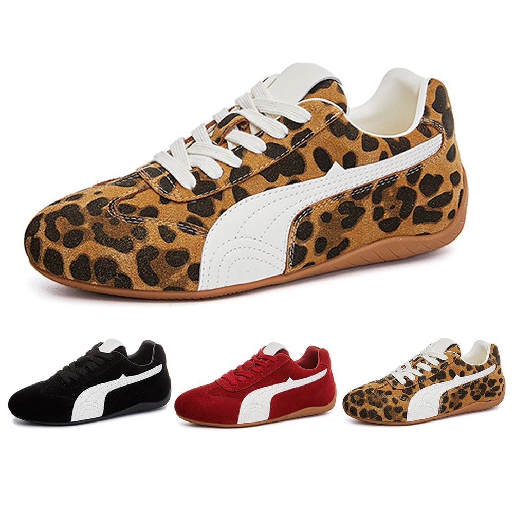 

Fashion Women's Leopard Sports Sneaker Female Breathable Casual Fitness Shoes Ladies Athletic Training Trainers Walking Footwear