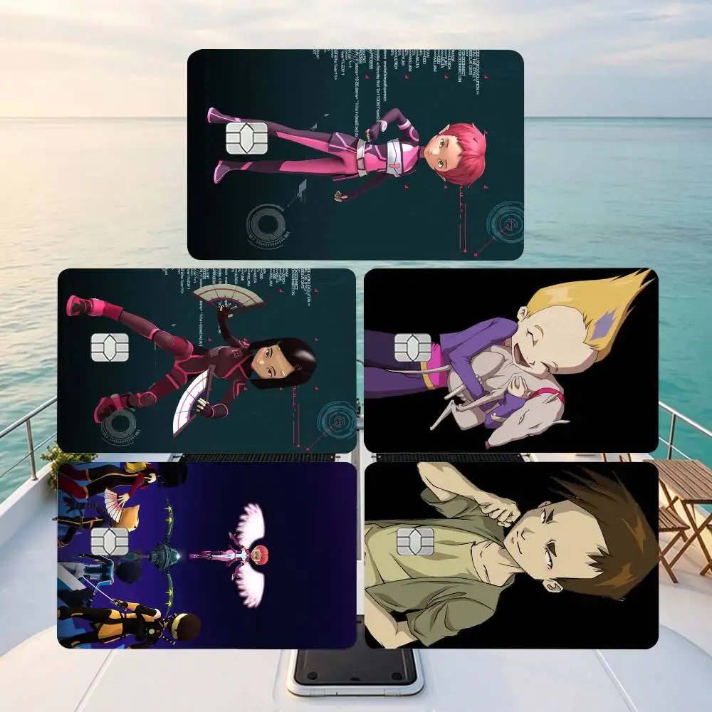 Classic Animations C-Code Lyoko-O  Credit Card HD Stickers Small Chip Waterproof Sticker Game Card Decal Gift