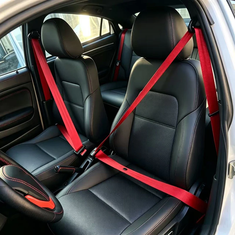 1 Stück Universeller Auto-Sicherheitsgurt DIY Hüftgurt Auto Hochfester Polyester-Sicherheitsgurt Mehrfarbiger Sicherheitsgurt Auto-Zubehör – Detail 18