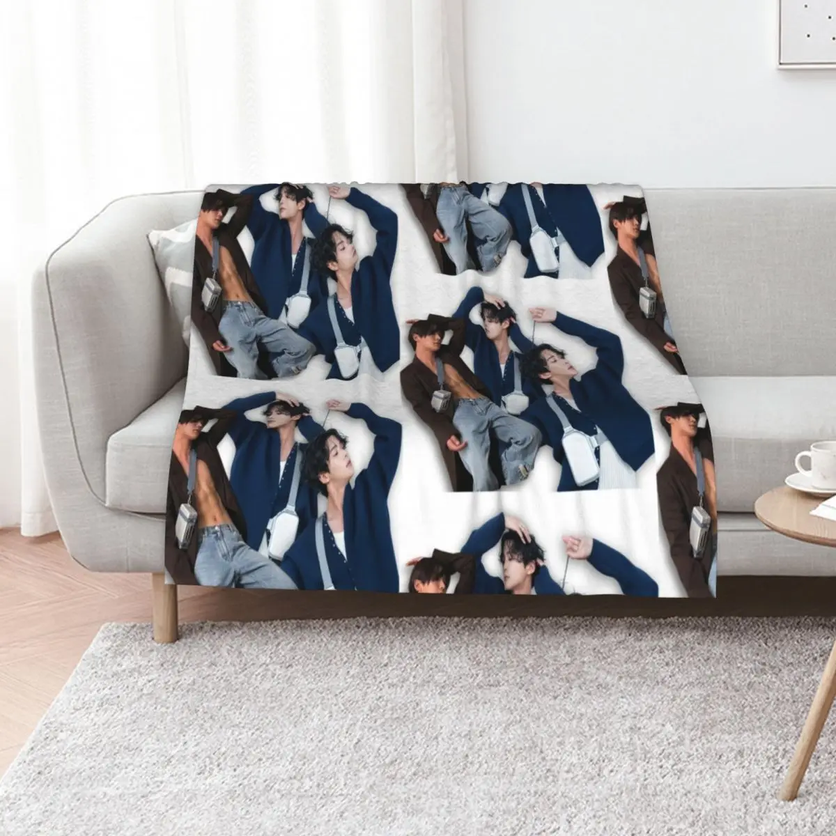 

Rowoon SF9 Hot Throw Blanket christmas gifts Designers Baby For Sofa Thin Blankets