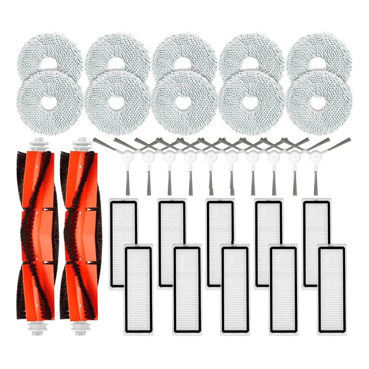 Do odkurzacza robota S10+ / S10 Plus B105 Części zamienne Akcesoria Główna szczotka boczna Filtr Hepa Szmatka do mopa