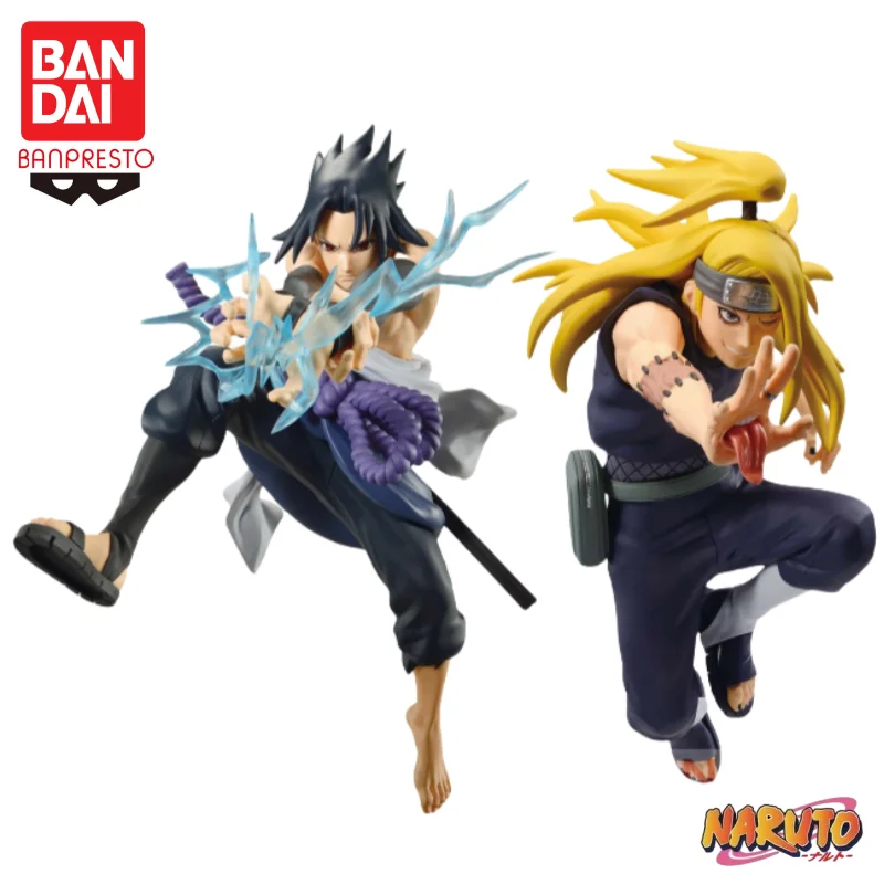 

In Stock Bandai Banpresto Original Naruto Vibration Stars Uchiha Sasuke Deidara Model Doll Brand New Boxed Action Figure
