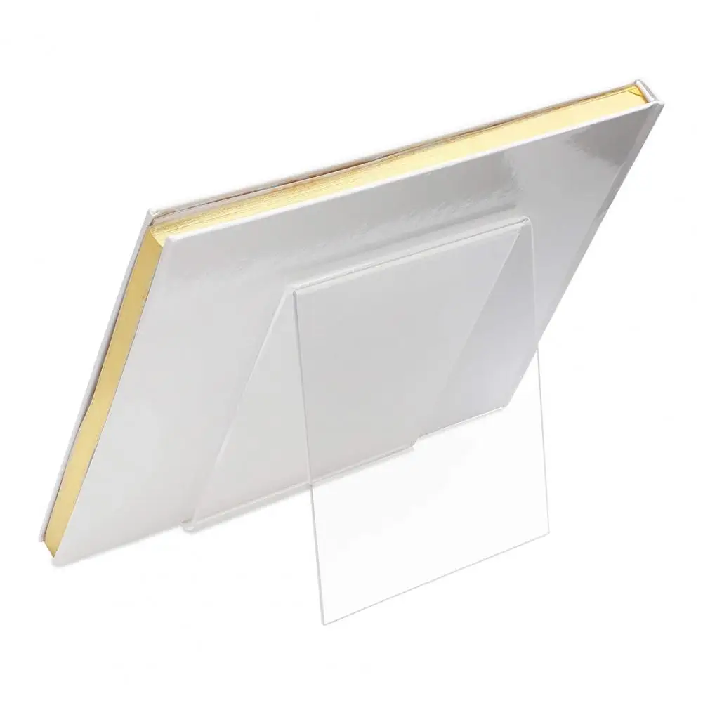 コミックスクールのためのスペース節約ブックスタンド耐久性のあるアクリルブックスタンドセット安定性のある家の装飾スペース節約ホルダー