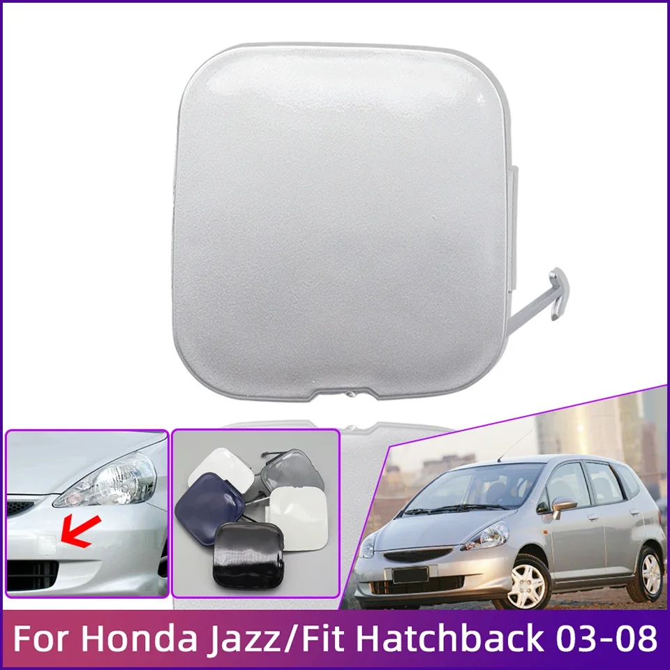 

Front Towing Hook Eye Cover Lid For Honda Fit Jazz GD GD1 GD3 2003 2004 2005 2006 2007 2008 Tow Hook Hauling Trailer Cap Garnish