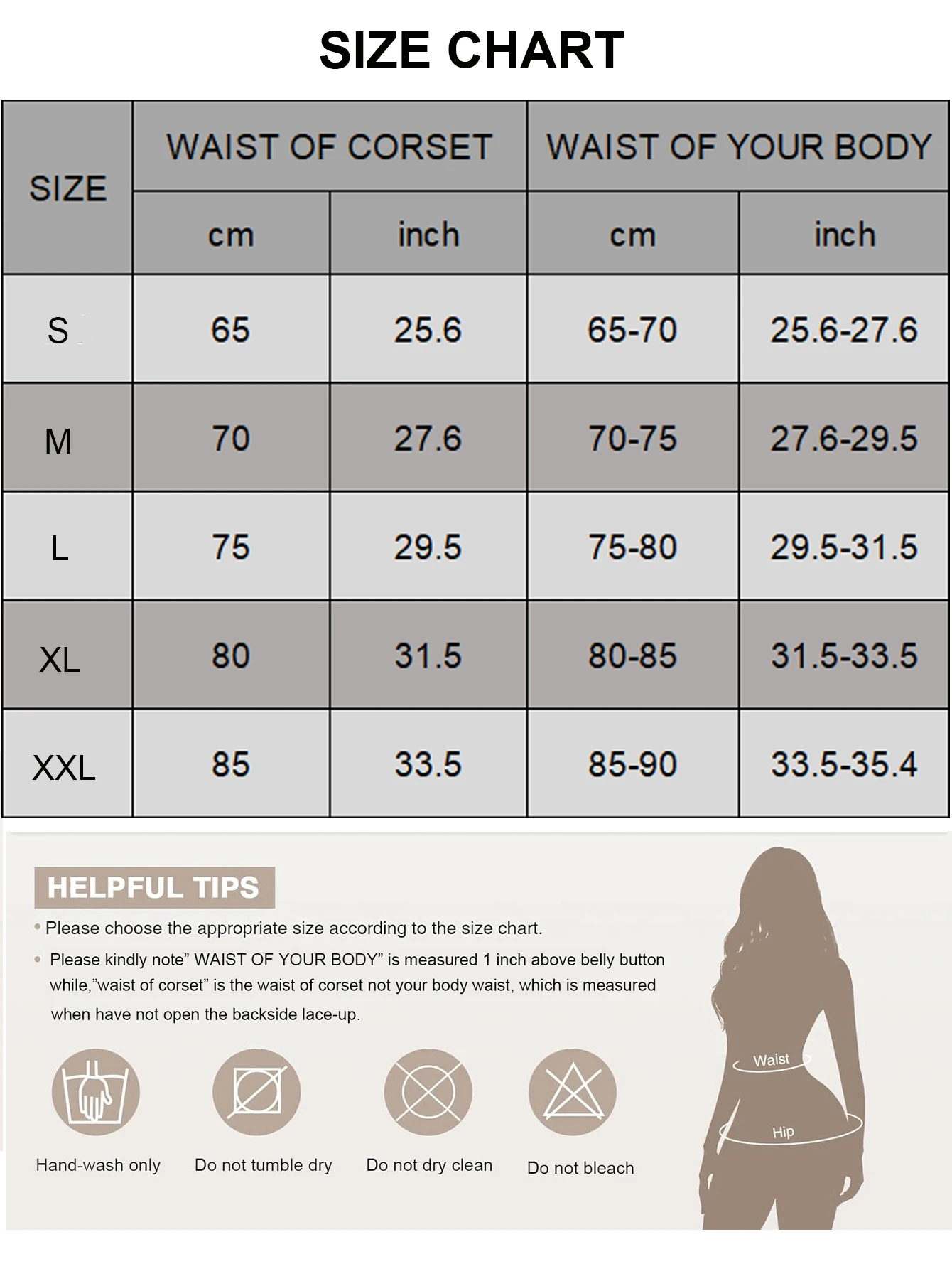 zipper corset top women gothic bustier top overbust corselet zipper modeling strap lace up boned slim waist belt tummy control - view 6