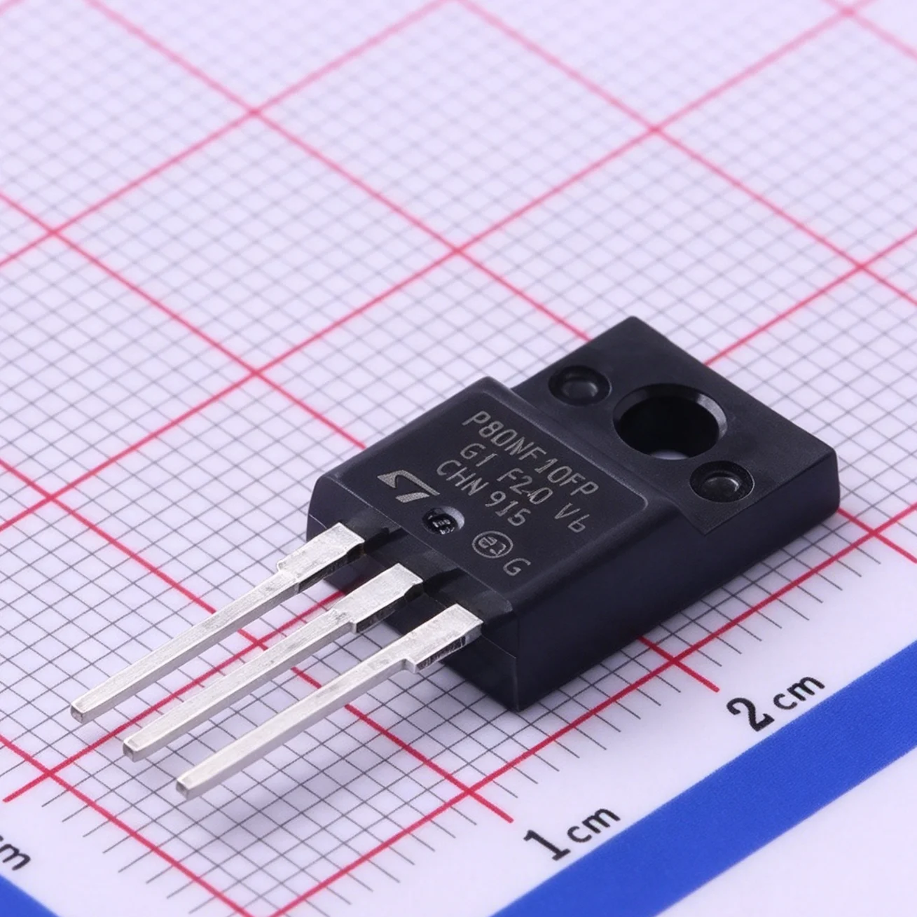 2PCS STP80NF10FP Marking P80NF10FP TO-220FP-3 100V 38A 45W 15mΩ 0.015ohms N-channel NEW Original Field-Effect Transistor MOSFETs