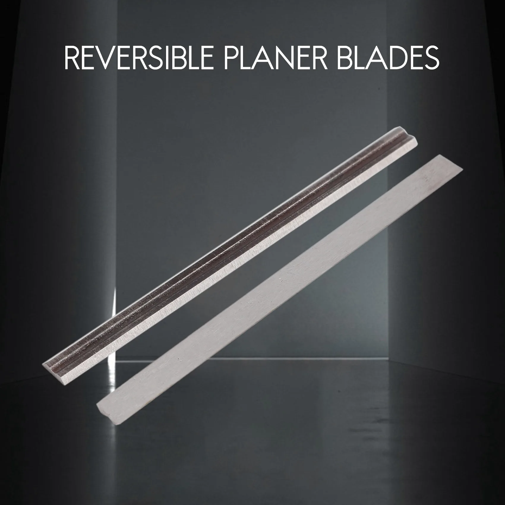 【CYBER MONDAY】10Pcs Reversible High Speed Steel Planer Blades 82Mm X 5.5Mm For Cutting Soft Hard Woods Ply-Wood Board Woodworkin