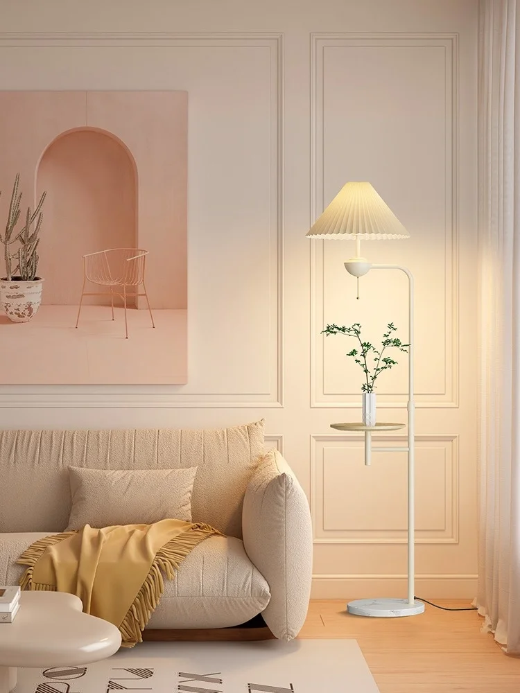 French cream style floor lamp living room bedroom