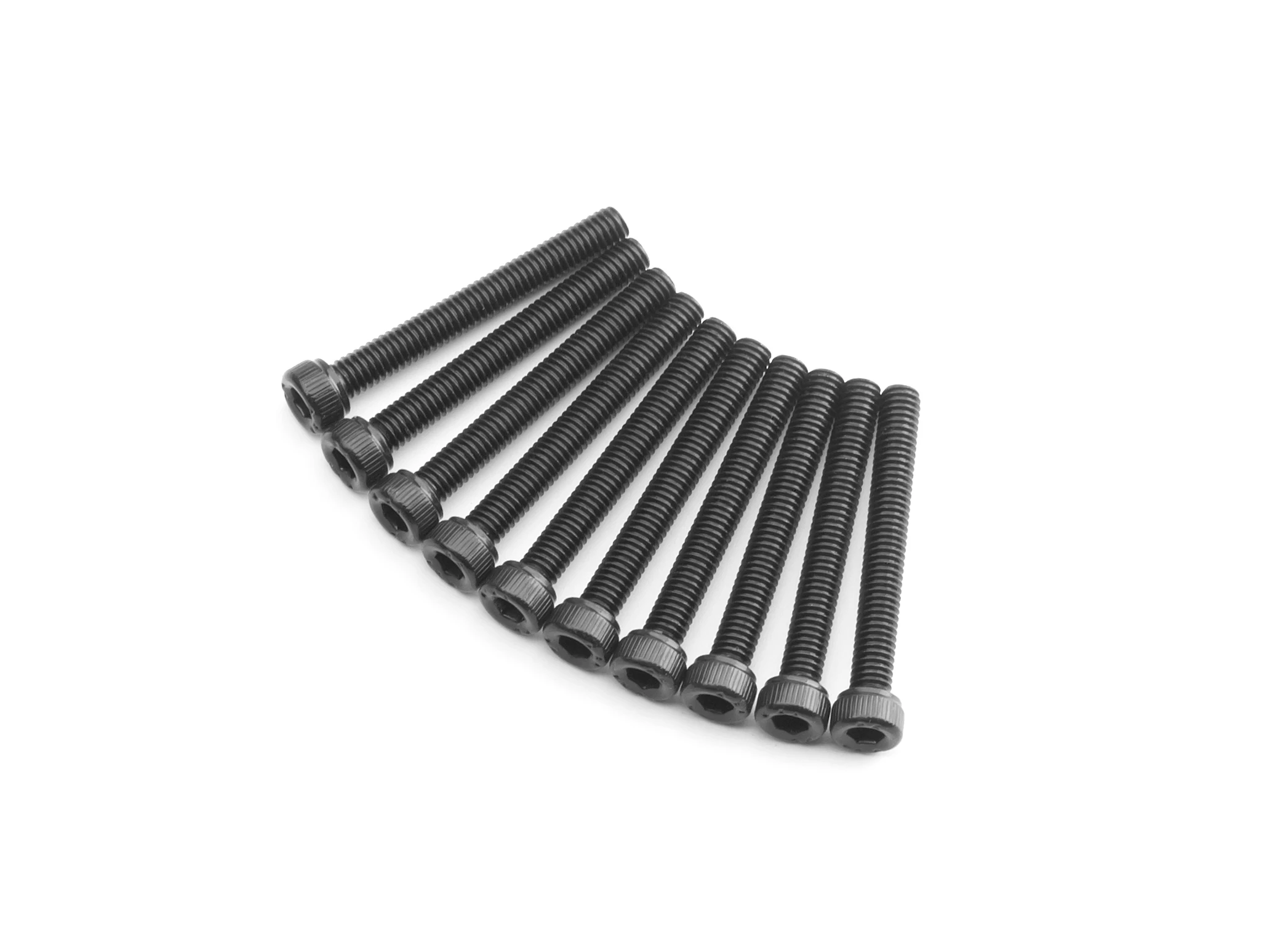 Screw Socket Head Hex M4 x 32mm Machine Steel Black (10pcs)