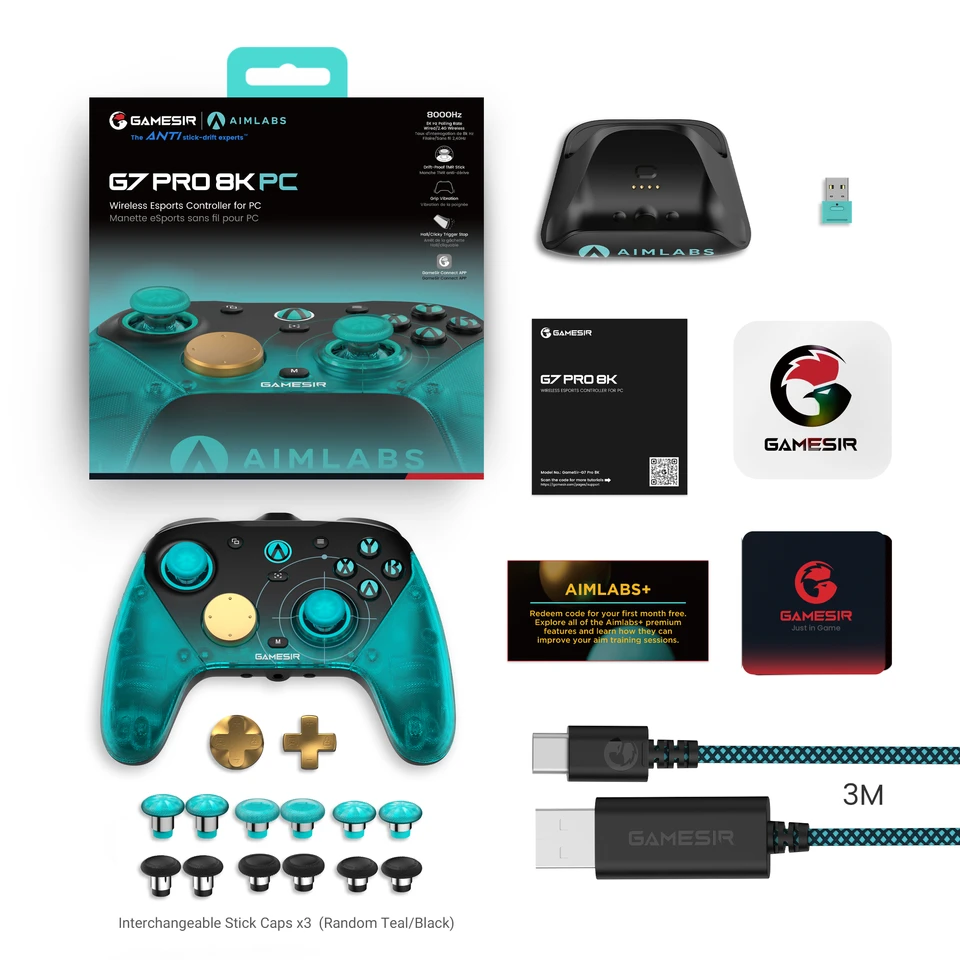 GameSir G7 Pro 8K Aimlabs Edition Wireless Gaming Controller for