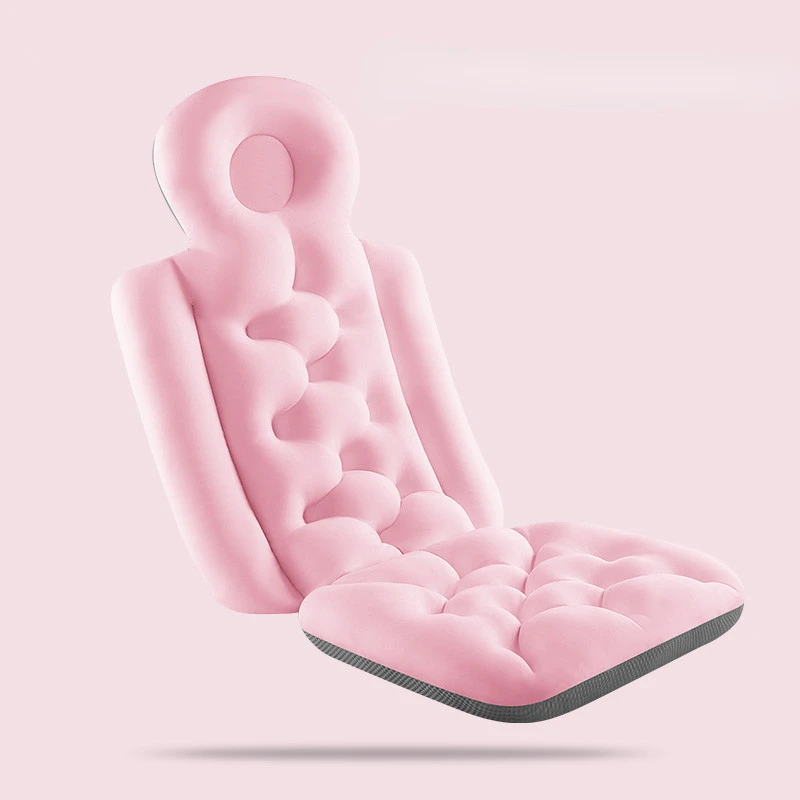 

Full Body Spa Bathtub Cushion Bathing Pad Anti-slip Cushioned Adult Bath Pillow Neck Back Relax Full Body Spa Head Rest Pillow
