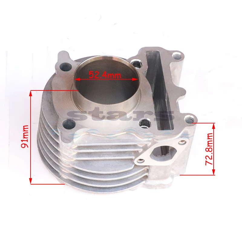 Motorcycle engine 52.4mm cylinder for Yamaha ZUMA125 YW125 BWS125 Nxc Cygnus X 125