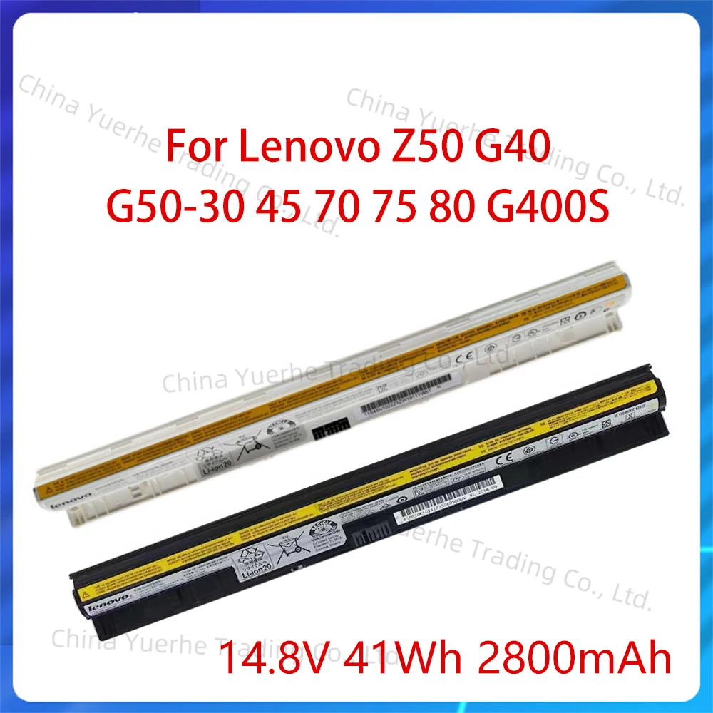 

NEW Original for Lenovo Z50 G40 G50-30 45 70 75 80 G400S Laptop 14.8V 41Wh 2800mAh Li-ion Battery L12L4A02 L12L4E01 L12M4A02