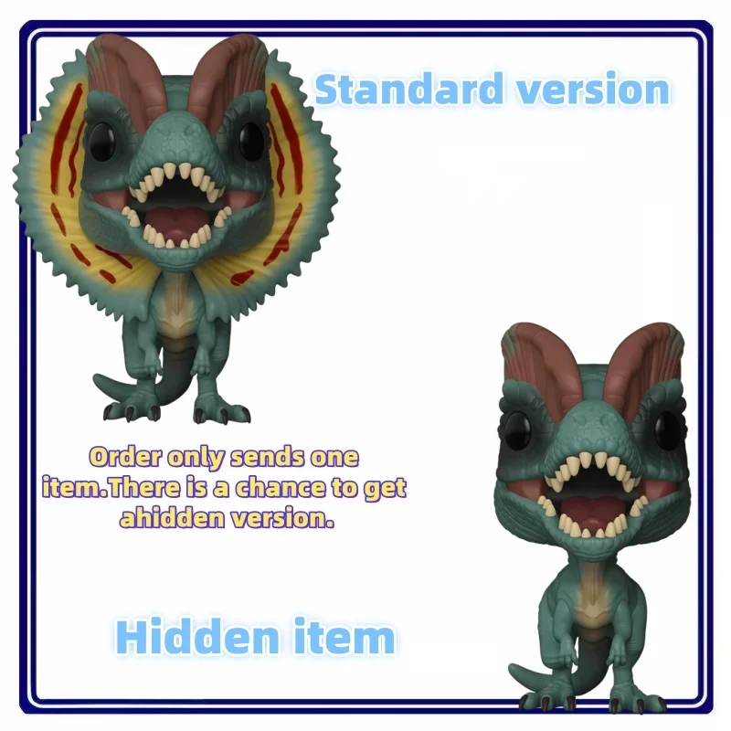 Funko Pop Jurassic Park Dilophosaurus Chase Vinyl Figure Dinosaur Collectible Desktop Ornament Home Decor Gift for Movie Fans - view 4
