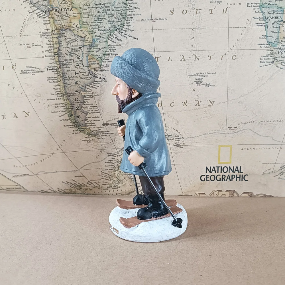 Creative World Famous History People Kongeriket Norge Noreg Norway Vikingar Explorer Roald Amundsen Room Desk Decor  Model