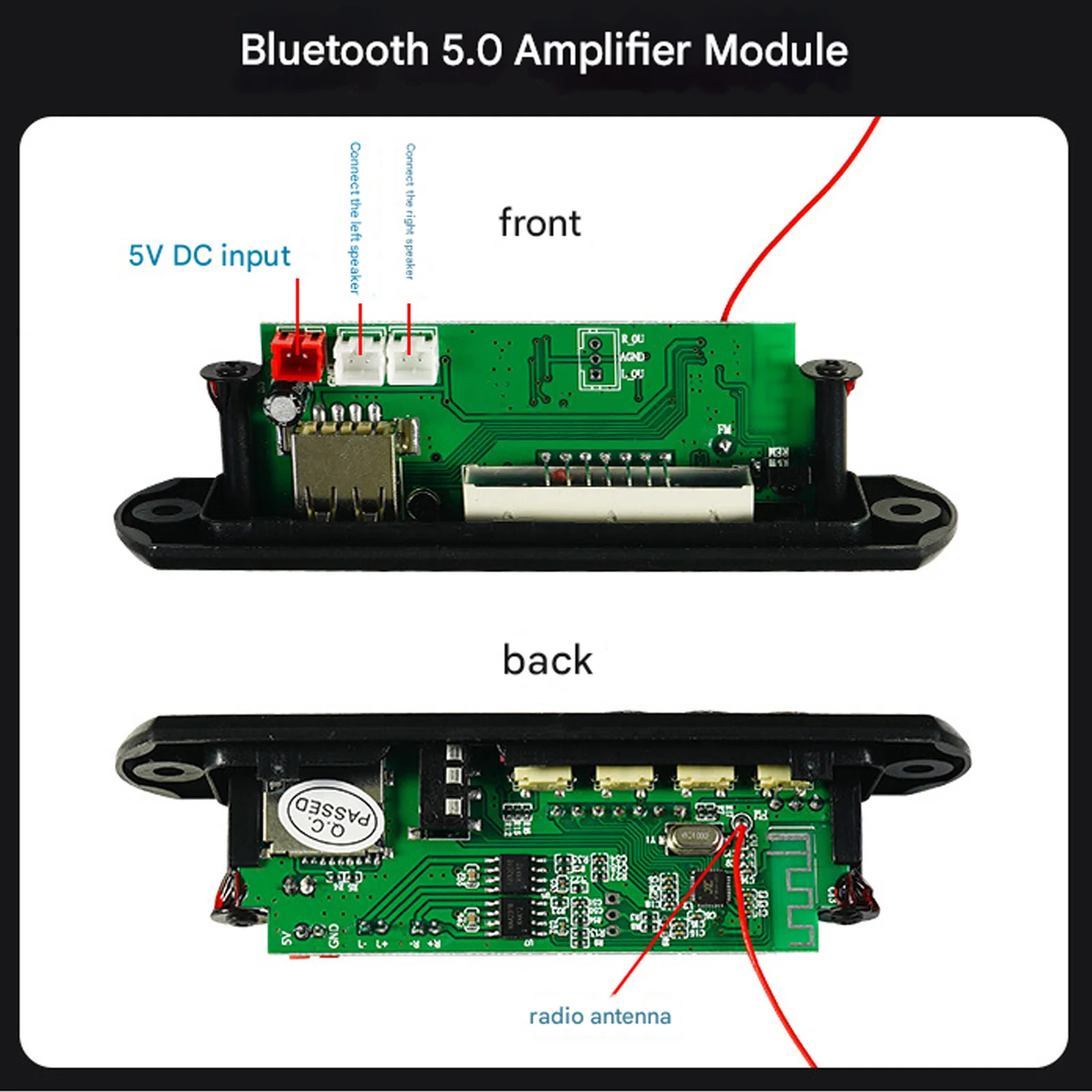 DIY Bluetooth Speaker & FM Radio 87.5-108MHz Electronic Kit - Soldering Project for DIY Enthusiasts & Hobbyists