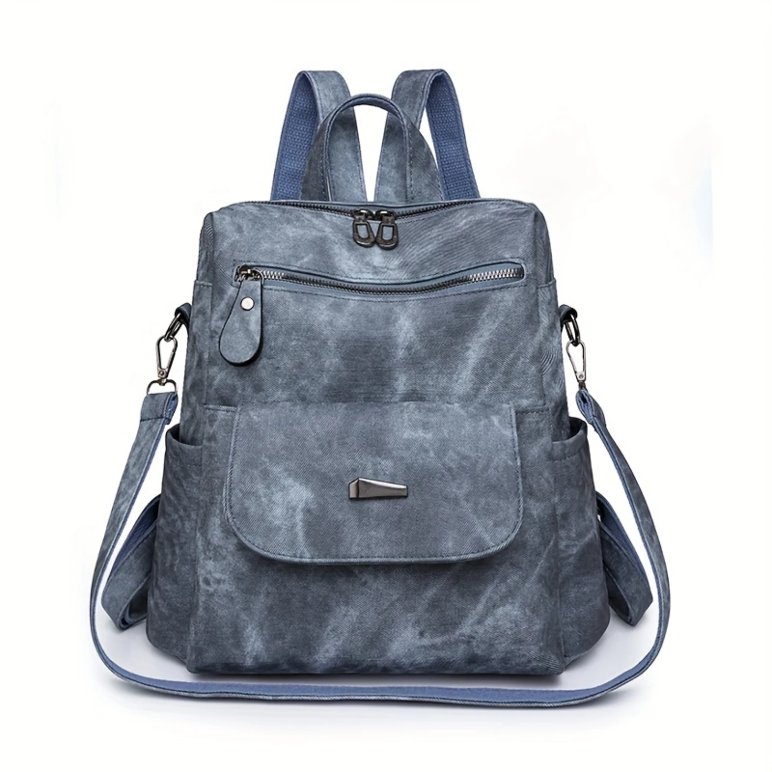 

Vintage PU Leather Backpack Purse - Stylish Two-Way Bag for Women & Teens - Spacious, Versatile Daypack for Travel, Work, & Scho