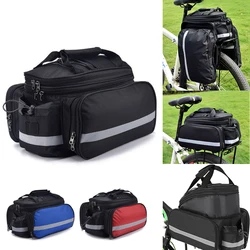 Bicycle Pannier Bag 27L Waterproof Bike Rear Rack Bag Bike Seat Pannier Cycling Rear Carrier Bag Road Bike Storage Bag