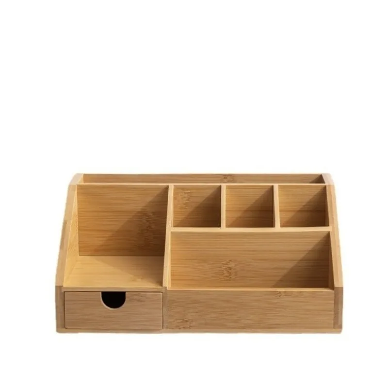 Household Multifunctional Living Room Storage Organizing Box Stationery Cosmetics Multi-grid Storage Desktop Office Storage Box